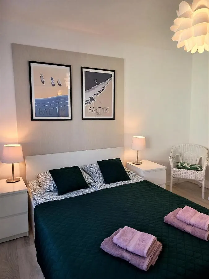 New Port House Gdansk - Apartamenty Pomorskie Lägenhet