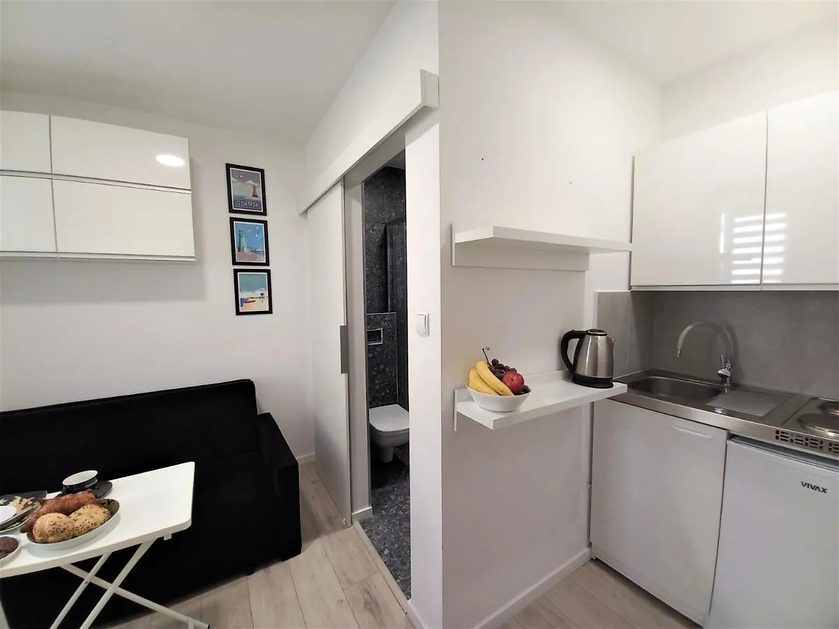 New Port House Gdansk - Apartamenty Pomorskie Lägenhet